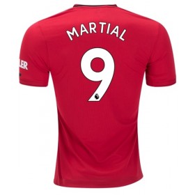 Camisolas de futebol Manchester United MARTIAL 9 Equipamento Principal 2019/20 Manga Curta